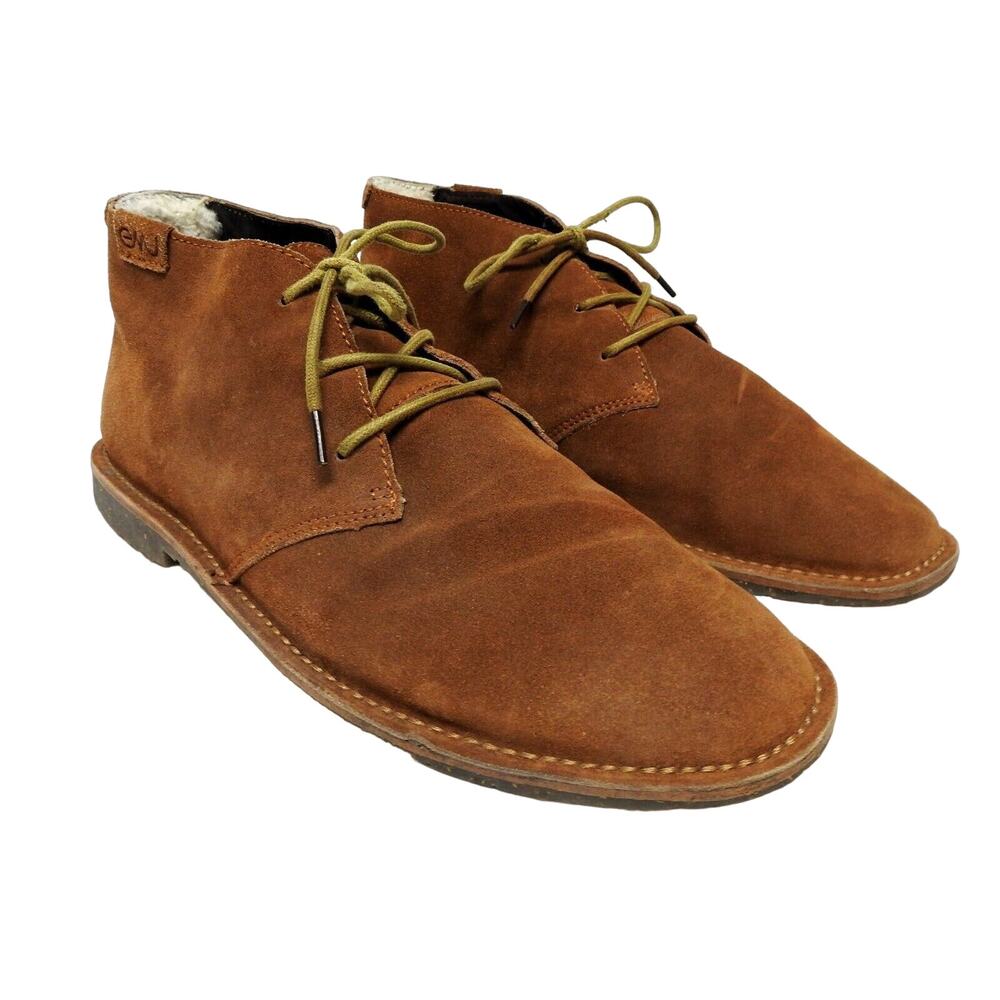 Emu men's size 13 M brown suede ankle boots shoes comfort